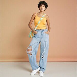 Wild Fable’s Highest Rise Baggy Distressed Jeans